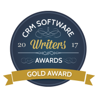 Guest blogging earns Gold for best article in CRM Writers' Awards 2017